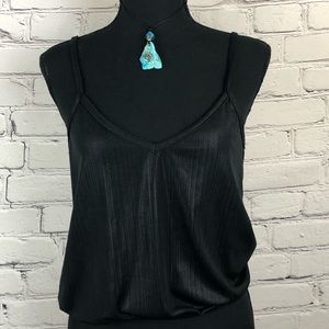 Livi:by Olivia Rae. Black spaghetti strap camisole. Size:(M)